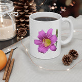 Pink Daylily Mug  (11oz, 15oz) – Bloom with Every Sip