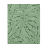 Sage Green Monstera Canvas Print – Botanical Wall Art