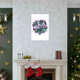 Tradescantia Nanouk Botanical Print – Unframed Wall Art