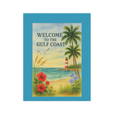 Welcome to the Gulf Coast – Where Sunshine Meets the Sea - Beach Decor, Patio Sign, Outdoor Decoration, Gulf Coast Theme
