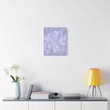 Graptopetalum Murasaki Succulent Pattern Canvas Print – Botanical Wall Art
