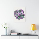 Tradescantia Nanouk Canvas Print – Botanical Wall Art