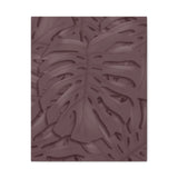 Merlot Monstera Canvas Print – Botanical Wall Art