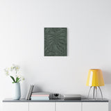 Deep Green Monstera Canvas Print – Botanical Wall Art