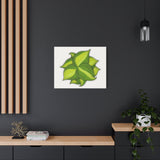 Philodendron Brasil Canvas Print – Botanical Wall Art