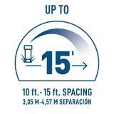 15-ft. Adjustable Pattern Spray Sprinkler Nozzle 10-pack 53079