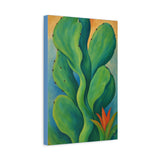 O’Keeffe Inspired Abstract Cactus Painting