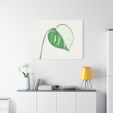 Monstera Albo Canvas Print – Botanical Wall Art