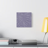 Violet Monstera Canvas Print – Botanical Wall Art