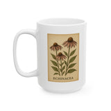 Echinacea Botanical Quote Mug | Floral Coffee Cup | Gift for Gardeners | Morning Beverage | Eco-Friendly Mug | Tea Lover's Gift