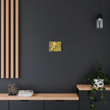 Noble Aeonium Succulent Pattern Canvas Print – Botanical Wall Art