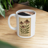 Echinacea Botanical Quote Mug | Floral Coffee Cup | Gift for Gardeners | Morning Beverage | Eco-Friendly Mug | Tea Lover's Gift