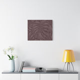 Merlot Monstera Canvas Print – Botanical Wall Art