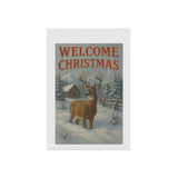Welcome Christmas, Buck Deer Garden Banner