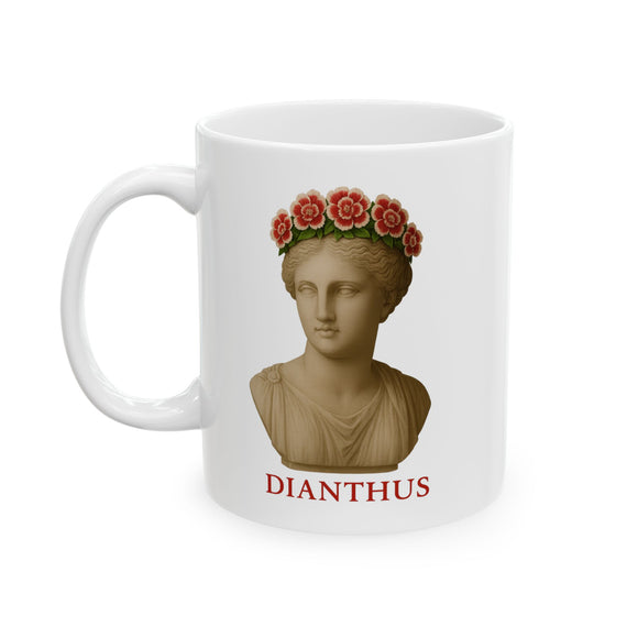 Dianthus Floral Ceramic Mug - Perfect Gift for Garden Lovers - and Yourself.