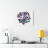 Tradescantia Nanouk Canvas Print – Botanical Wall Art
