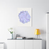 Graptopetalum Murasaki Succulent Canvas Print – Botanical Wall Art