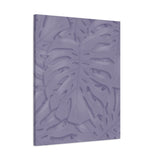 Violet Monstera Canvas Print – Botanical Wall Art