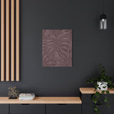 Merlot Monstera Canvas Print – Botanical Wall Art