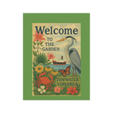 Welcome to the Garden at Tidewater Virginia - Beautiful Outdoor Decor for Home, Seasonal Garden Banner, Perfect Gift for Garden Lovers, Garden Decor
