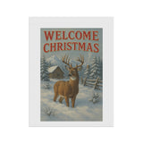 Welcome Christmas, Buck Deer Garden Banner