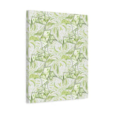 Snow Queen Pothos Pattern Canvas Print – Botanical Wall Art