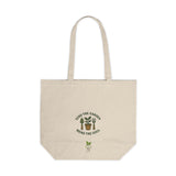 "Tend the Garden" Eco-Friendly Canvas Garden Tote | Sustainable Bag for Garden, Groceries, Farmers Market