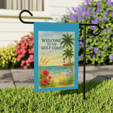 Welcome to the Gulf Coast – Where Sunshine Meets the Sea - Beach Decor, Patio Sign, Outdoor Decoration, Gulf Coast Theme