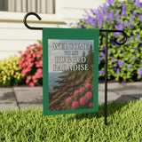 Welcome to My Rugged Paradise – Maine Coast Spring Garden Banner with Rhododendrons