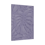 Violet Monstera Canvas Print – Botanical Wall Art