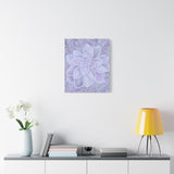 Graptopetalum Murasaki Succulent Pattern Canvas Print – Botanical Wall Art