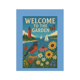 Great Lakes Garden Welcome Banner – “Harbor & Harmony” Garden Welcome Banner, Decorative Garden Flag, Home and Yard Decor, Spring and Summer Decor, Outdoor Welcome Sign
