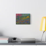 Colorful Spring Landscape Inspired by Emil Nolde Expressionist Art
