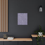 Violet Monstera Canvas Print – Botanical Wall Art