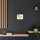 Marble Syngonium Canvas Print – Botanical Wall Art