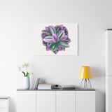 Tradescantia Nanouk Canvas Print – Botanical Wall Art