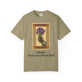 Chivalry with Violets T-shirt: Timeless Gift for Kind Souls