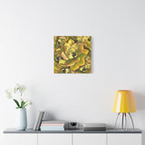 Noble Aeonium Succulent Pattern Canvas Print – Botanical Wall Art