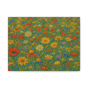 Wildflower Symphony, Van Gogh Inspired Garden Art