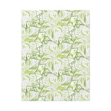 Snow Queen Pothos Pattern Canvas Print – Botanical Wall Art