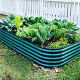 Vego 17" Tall 10 In 1 Jumbo Modular Metal Raised Garden Bed Kit