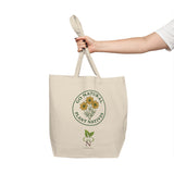 Go Natural Plant Natives, Coreopsis Theme, Reusable Bag, Sustainable Gift, Green Living, Nature Lover's Tote