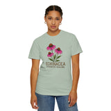 Echinacea - Strength - Healing T-Shirt - Unisex Garment-Dyed Tee