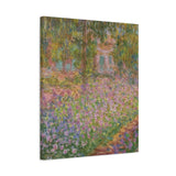 Impressionist Garden Artwork, Monet Inspired Giverny Floral Landscape