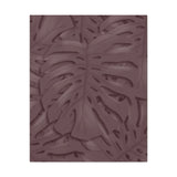 Merlot Monstera Canvas Print – Botanical Wall Art
