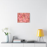 Graptosedum California Sunset Succulent Pattern Canvas Print – Botanical Wall Art
