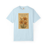 Consider the lilies t-shirt chambray
