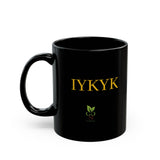 Death Myrtle - IYKYK - Skull Black Mug - Perfect for Coffee Lovers and Gardeners in the Know