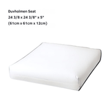 Green Banana Leaf Outdoor Seat Cushion Covers – 2 Pack | Patio Chair Replacement Covers | Fits IKEA Duvholmen