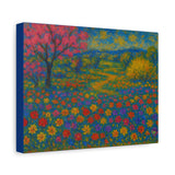 Colorful Spring Landscape Inspired by Emil Nolde Expressionist Art